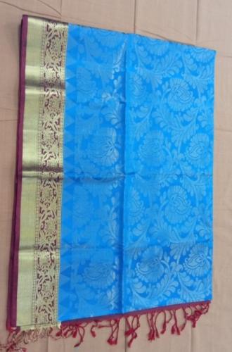 SOFT SILK SAREE WITH BLOUSE